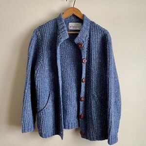 Vintage Celtic Legend Knitwear Wool Cardigan Sweater